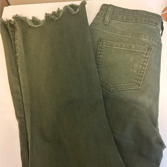 Olive green BiBi brand nwt raw edge - Picture 6 of 8